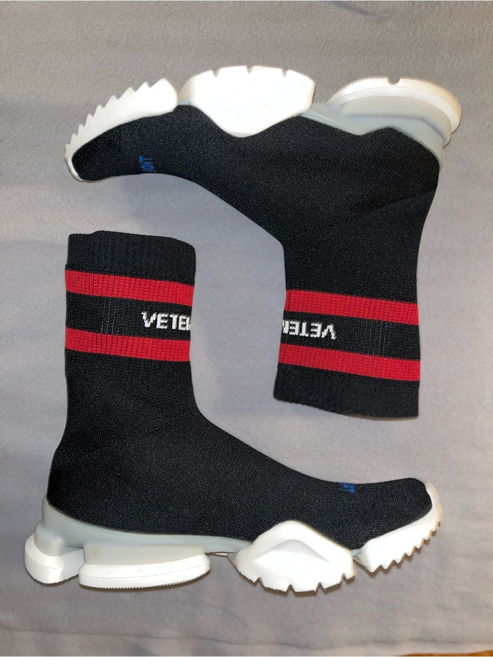 Vetements x Reebok Sock Pump High Top Runner Sneakers Size 10